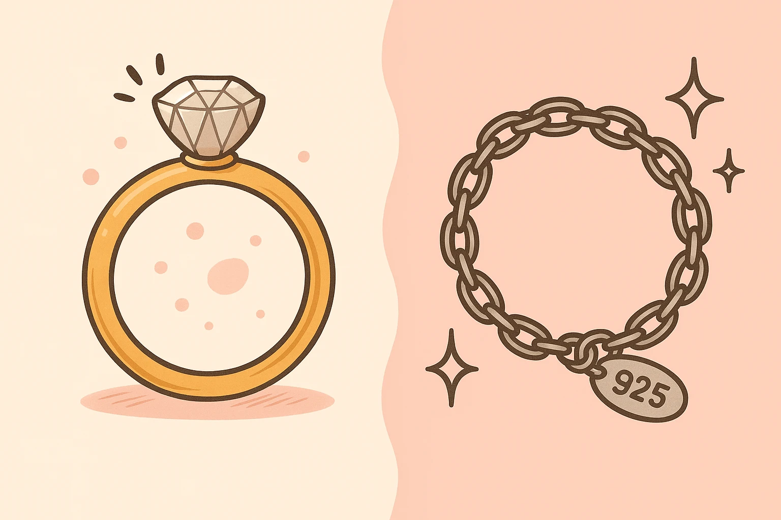 Plaqué or vs Argent 925 Quel bijou choisir