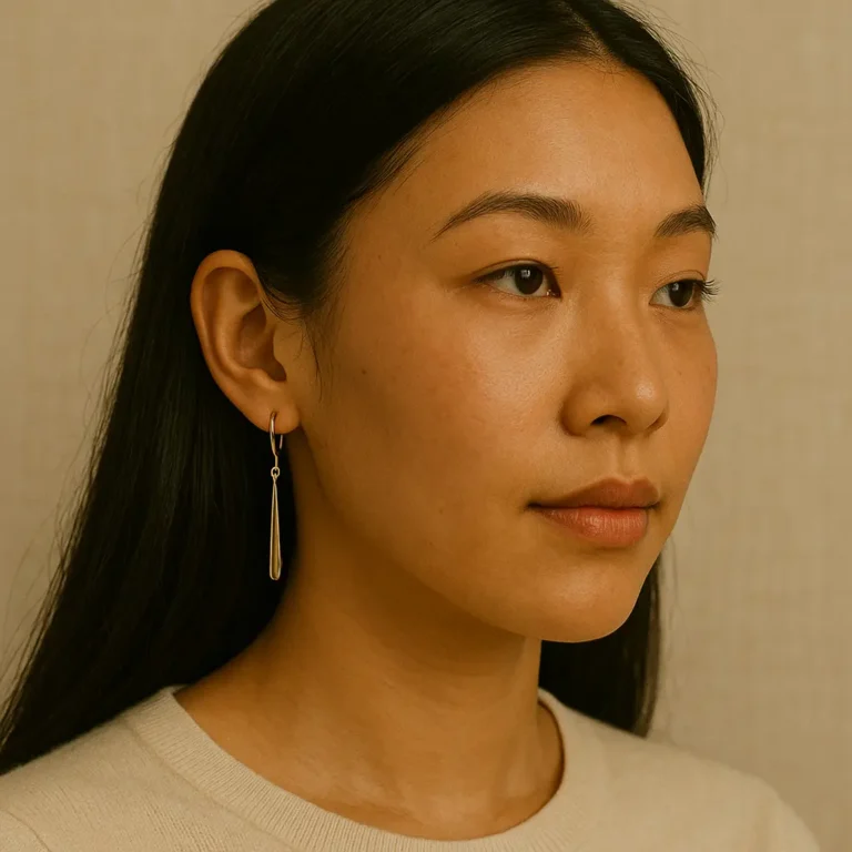 boucle oreille pendante goutte