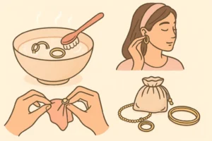 Nettoyage bijoux plaqué or