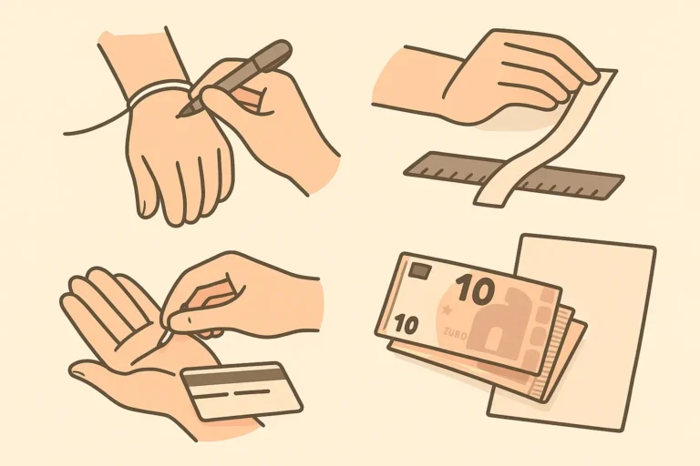 technique pour mesurer son poignet